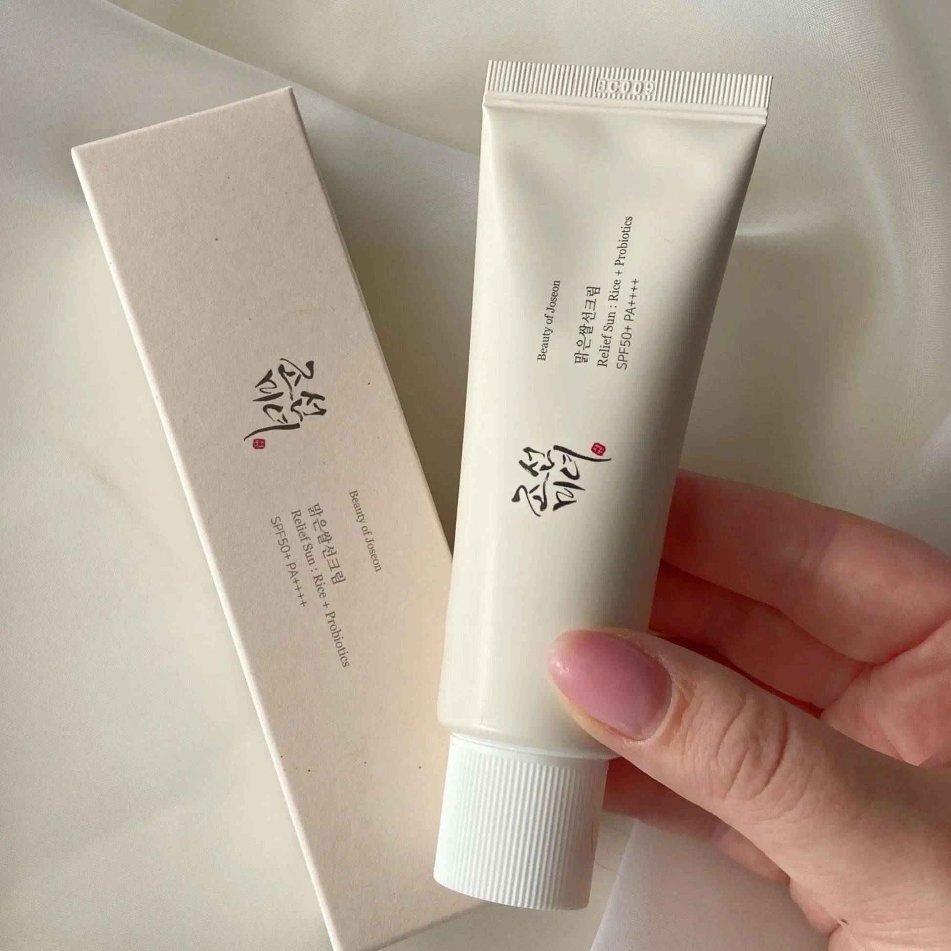 Beauty of Joseon Relief Sun Rice + Probiotics SPF50 PA++++ - Korean Sunscreen with Rice Extract & Probiotics for Sensitive Skin, Lightweight Daily Face Protection - Hazel outlets